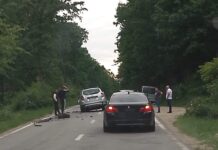 Accident cu doi răniți la Arcani