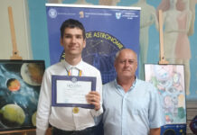 Medalie de aur pentru un elev de la „Ecaterina”