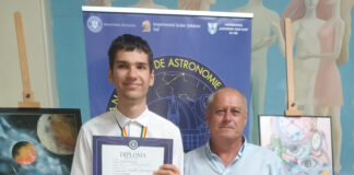 Medalie de aur pentru un elev de la „Ecaterina”