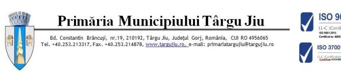 COMUNICAT – CONFORM ART.7, ALIN. 23^3 DIN LEGEA 50/29.07.1991, ACTUALIZATĂ