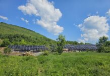 O mie de panouri montate la parcul fotovoltaic de la spitalul din Dobriţa