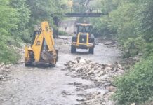 Lucrări de decolmatare a pârâului Blahnița, Crasna