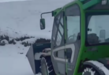 A nins la Rânca. Zăpadă și gheață pe Transalpina