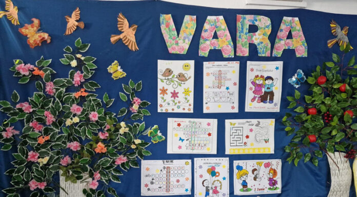 Voluntarii de la Școala ,,Constantin Săvoiu”, pachețele pentru copiii de la CSCCH Târgu Jiu