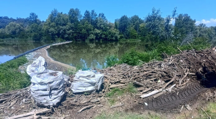 Lucrări de igienizare a Jiului, în zona Termocentralei Rovinari