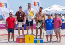 Beșliu, încă o medalie la lupte pe plajă