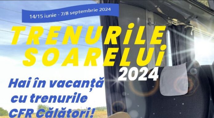 .Trenurile Soarelui încep să circule de pe 15 iunie