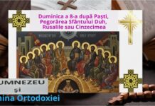 Viaţa Spirituală – Calea, Lumina, Adevărul şi Viaţa! – „Doamne, Cel ce pe Preasfântul Tău Duh în ceasul al treilea L-ai trimis Apostolilor Tăi, pe Acela, Bunule, nu-l lua de la noi, ci, ni-L înnoieşte nouă, cei ce ne rugăm Ţie”!
