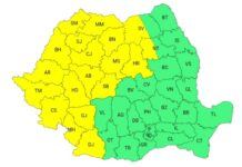 Gorjul, sub un nou cod galben de furtuni