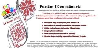 Ziua Universală a IEI, sărbătorită de Comunitatea Infinitului din Târgu Jiu