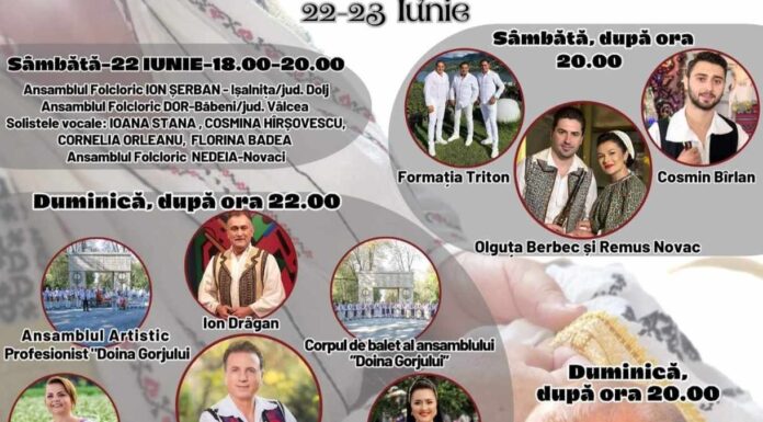 Peste 70 de meșteri populari, prezenți în acest weekend la Hobița