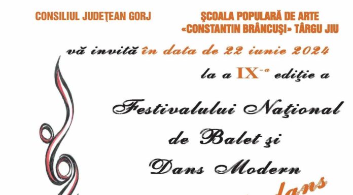 Târgu Jiu: Sute de concurenți la Festivalul ”În pași de dans spre INFINIT”