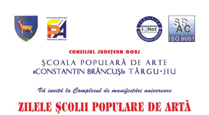 Încep ”Zilele Școlii Populare de Artă”!