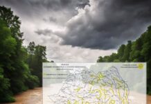 Cod galben de viituri. Jiul, risc de depășire a cotelor de atenție