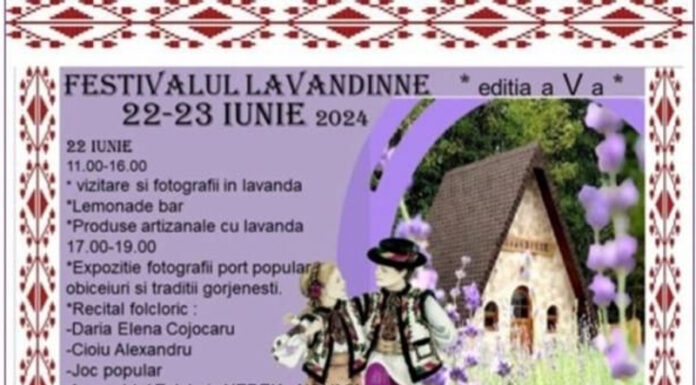 O nouă ediție a festivalului de lavandă de la Târgu Jiu!