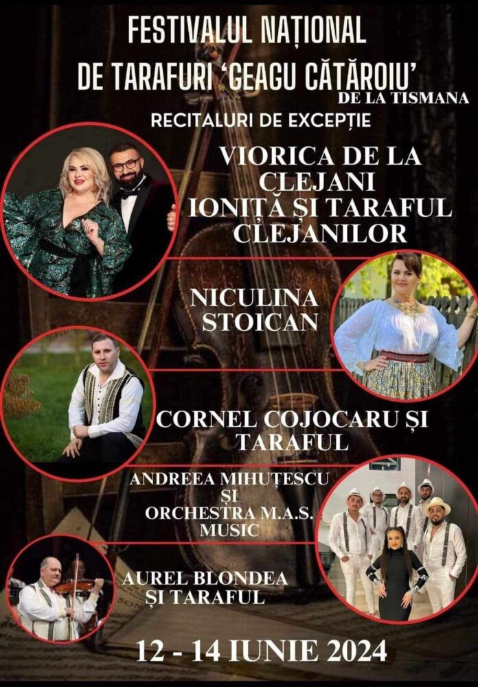 Viorica și Ioniță de la Clejani vor cânta la Tismana, la Festivalul “Geagu Cătăroiu”