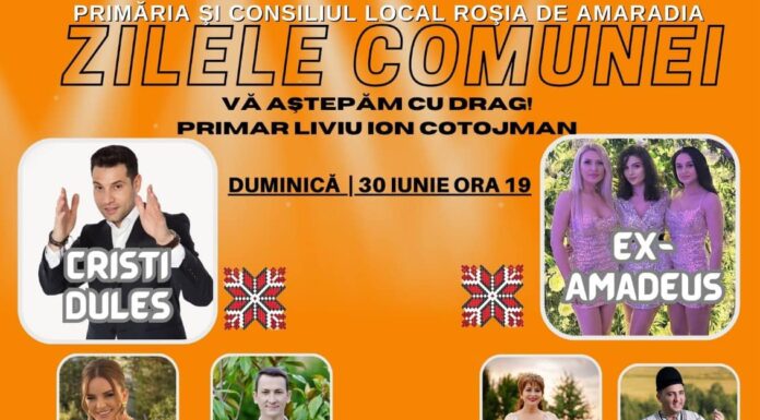 Trei zile de distracție la Roșia de Amaradia