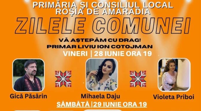 Trei zile de distracție la Roșia de Amaradia