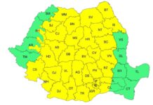 Vin aversele și vijeliile! ANM a emis cod galben