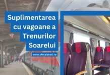 CFR suplimentează cu vagoane Trenurile Soarelui
