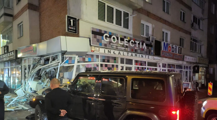 Ce pedeapsă a primit șmecherul cu Jeep care s-a urcat beat la volan și a distrus un magazin în centrul Târgu Jiului!