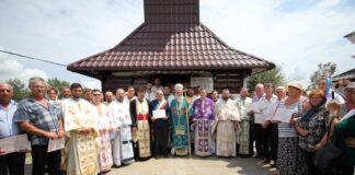 Slujba de resfinţire şi oficierea Sfintei Liturghii Arhiereşti la Biserica din Parohia Calapăru, comuna Borăscu – ,,Astăzi, ne-am rugat la Dumnezeu, ca să sfinţească biserica aceasta, să sfinţească pe toţi cei care intră în ea, iar, Dumnezeu să împlinească toate cererile noastre”!