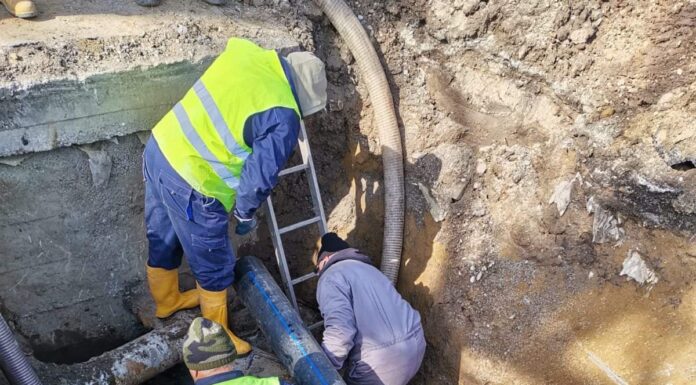 Avarie la rețeaua de apă din Țânțăreni