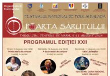 Târgu Jiu: Programul complet al Festivalului Național de Folk și Baladă ”Poarta Sărutului”
