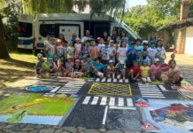 Polițiștii gorjeni, alături de elevi și în perioada vacanței