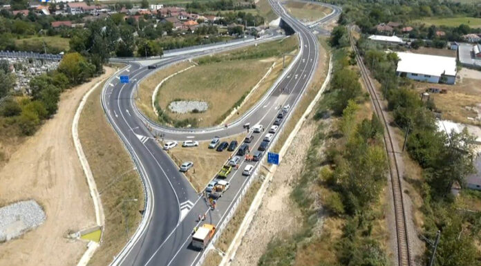 Varianta ocolitoare a municipiului Târgu Jiu, de aproape 20 km, a fost deschisă circulației
