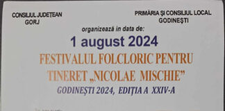 Godinești: O nouă ediție a Festivalului Folcloric pentru Tineret