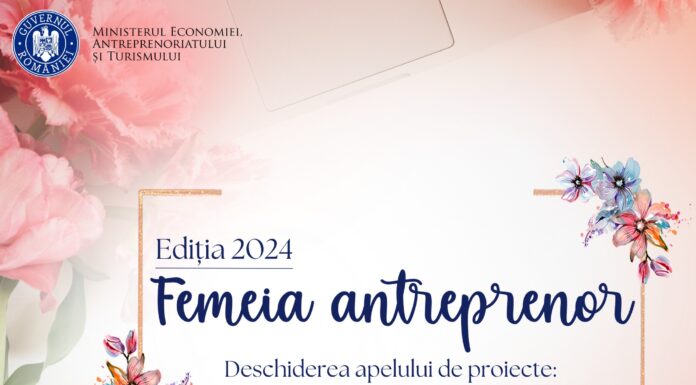 Se dă startul înscrierilor în cadrul programului „Femeia Antreprenor”!