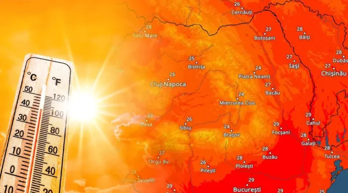 Temperaturi de peste 40 de grade. Risc mare de radiații UV