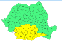 Cod galben de caniculă pentru Gorj