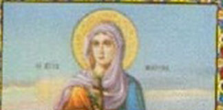 Sf. Mare Mucenică Marina şi Sf. Cuvioasă Macrina, rugătoare la Bunul Dumnezeu! – ,,Eparhule, nu nădăjdui că vei schimba credința mea cea întru Hristos, cu necredința voastră…”!