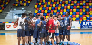 Antrenament în efectiv complet. Ce baschetbaliști au venit la CSM Târgu Jiu