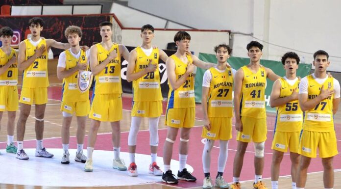 România U18, cu trei gorjeni în lot, a încheiat pe 14 Europeanul de Baschet
