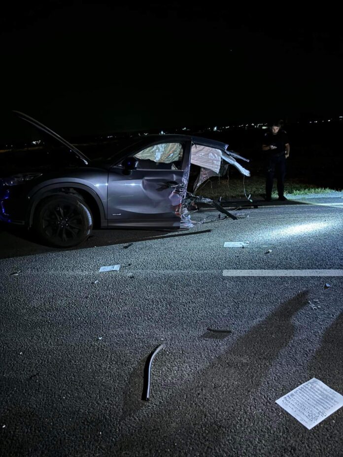 7 persoane, dintre care și un copil de 9 luni, rănite într-un accident produs azi noapte pe noua centură a Târgu Jiului