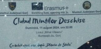 Perseidele – ,,ploaia” de meteori, observată cu telescopul, duminică, 11 august 2024, la Liceul ,,Mihai Viteazul” din Bumbești Jiu