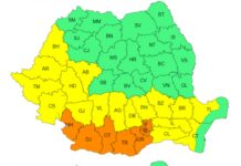 Cod galben de caniculă în Gorj