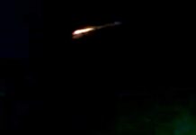 O „minge de foc” a străbătut aseară cerul