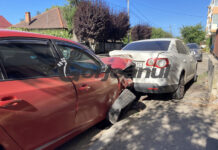 A făcut praf 7 mașini în Târgu Jiu! Beat și fără permis!