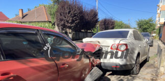 A făcut praf 7 mașini în Târgu Jiu! Beat și fără permis!