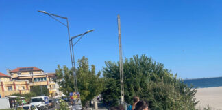 Lotul C.S.C. Bâlteni, în primul cantonament la mare
