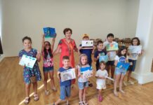 Lecții despre preistorie pentru zeci de copii, la Muzeul Județean