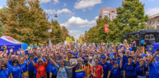 O angajată din Gorj a Poștei Române, premiată la Marșul Factorilor Poștali de la Iași