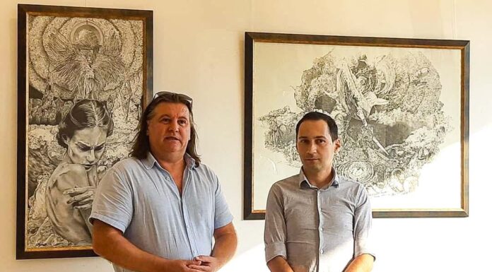 Expoziție de grafică Bogdan Epure: „Contopirea Lumilor”