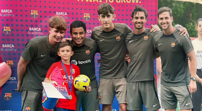 Gorjeanul Matteo Barbu a câștigat un stagiu de pregătire la academia Barcelonei. I-a impresionat pe catalani la București