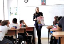 Activități de promovare a siguranței în școli, derulate de polițiștii gorjeni