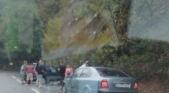 Accident pe Defileul Jiului
